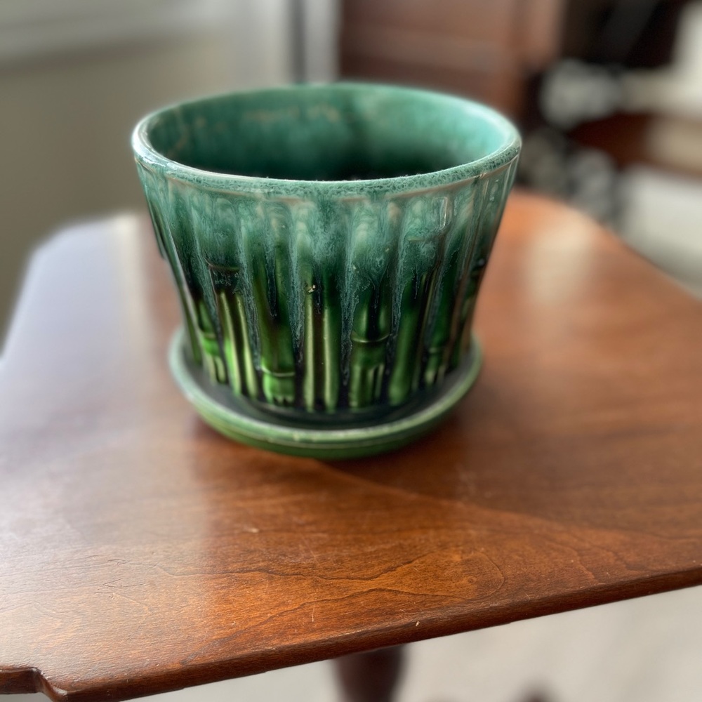 VTG McCoy Bamboo Planter